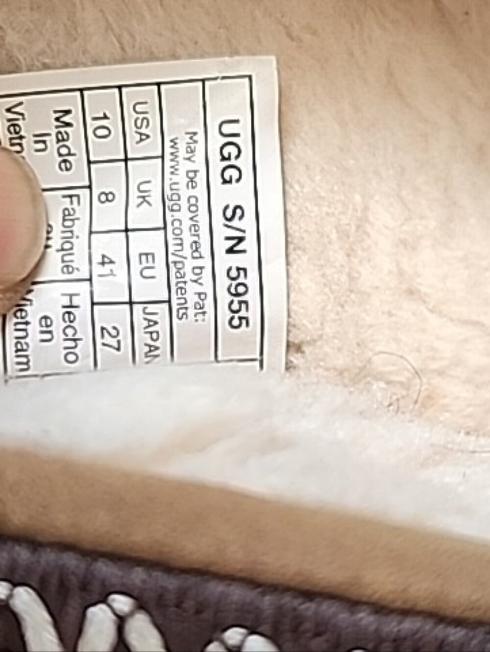 UGG Tasman Slippers Womens Size 10 - Picture 7 of 7